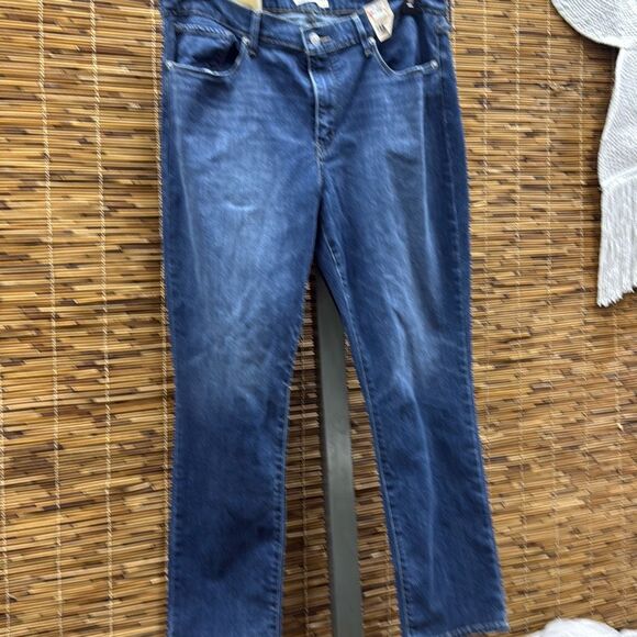 Levi's Women's Classic Straight Blue Pants Size 18 - Picture 2 of 3